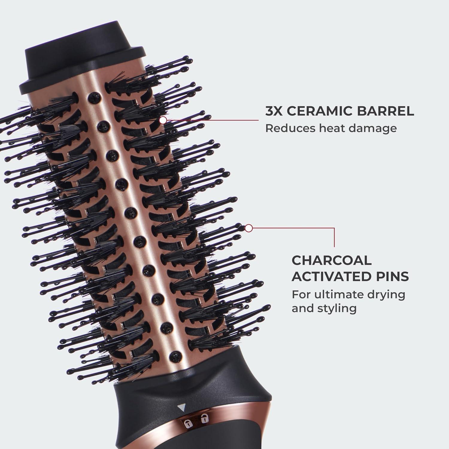 KISS Cepillo de Aire Aumentador de Volumen Cerámico 4 Calores