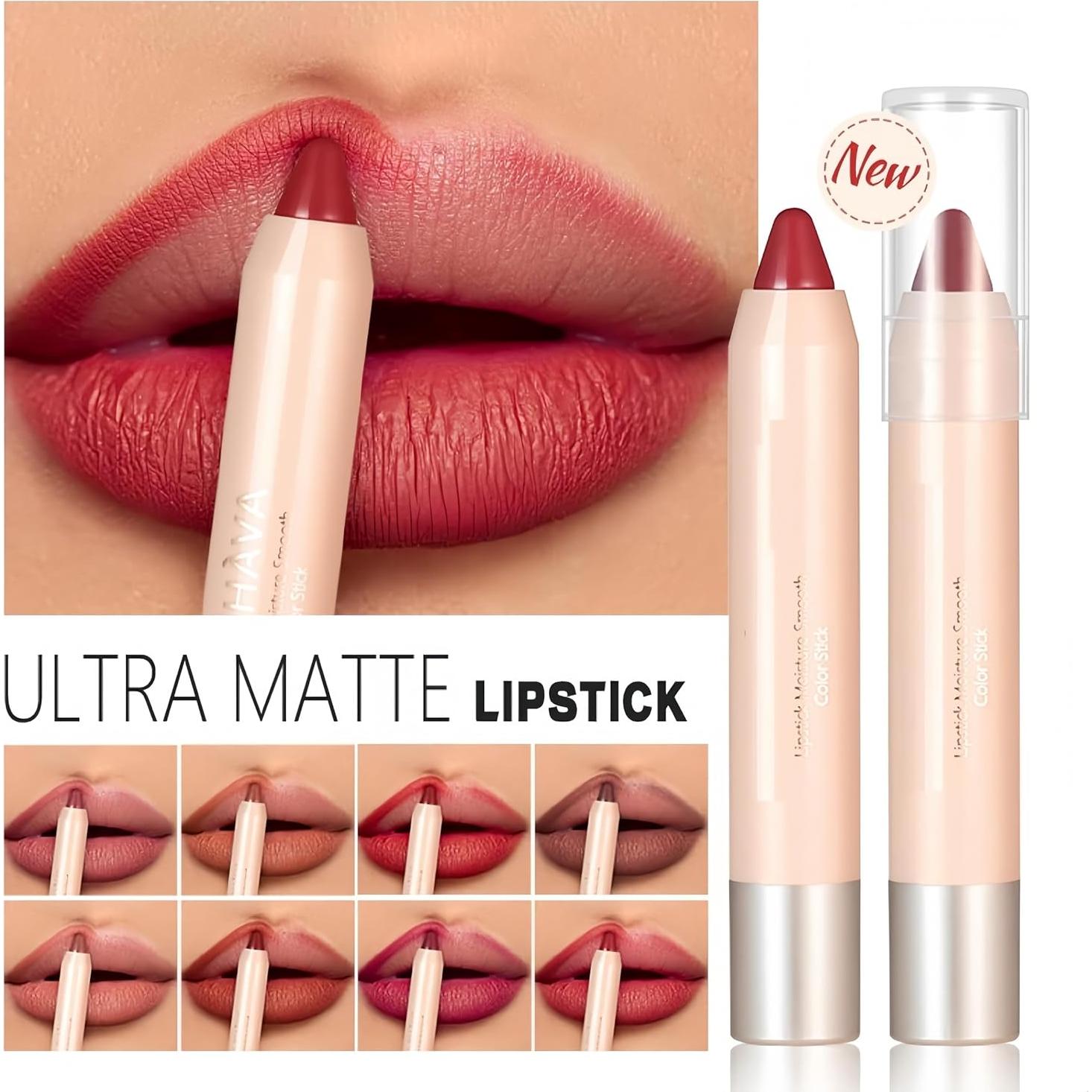 Delineador de Labios Mate Melemando 8 Colores Alta Pigmentación