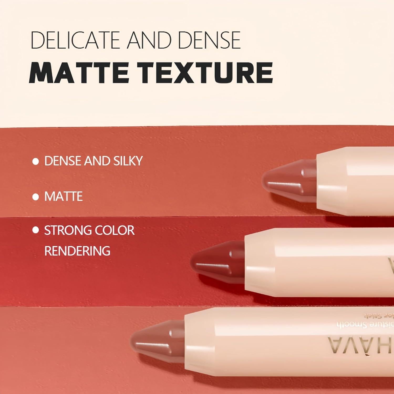 Delineador de Labios Mate Melemando 8 Colores Alta Pigmentación