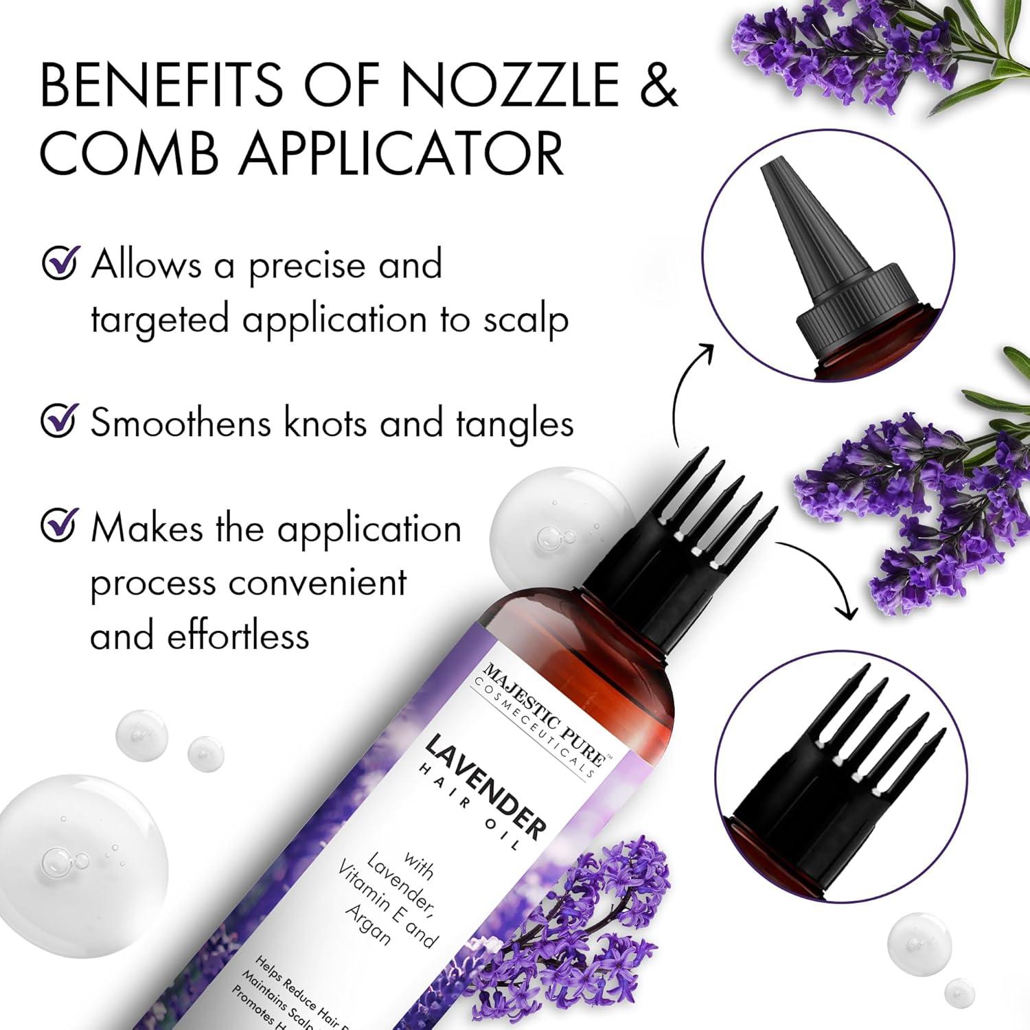 Aceite de Lavanda 100% Puro Majestic Pure 198.5 ml - Fortalecedor