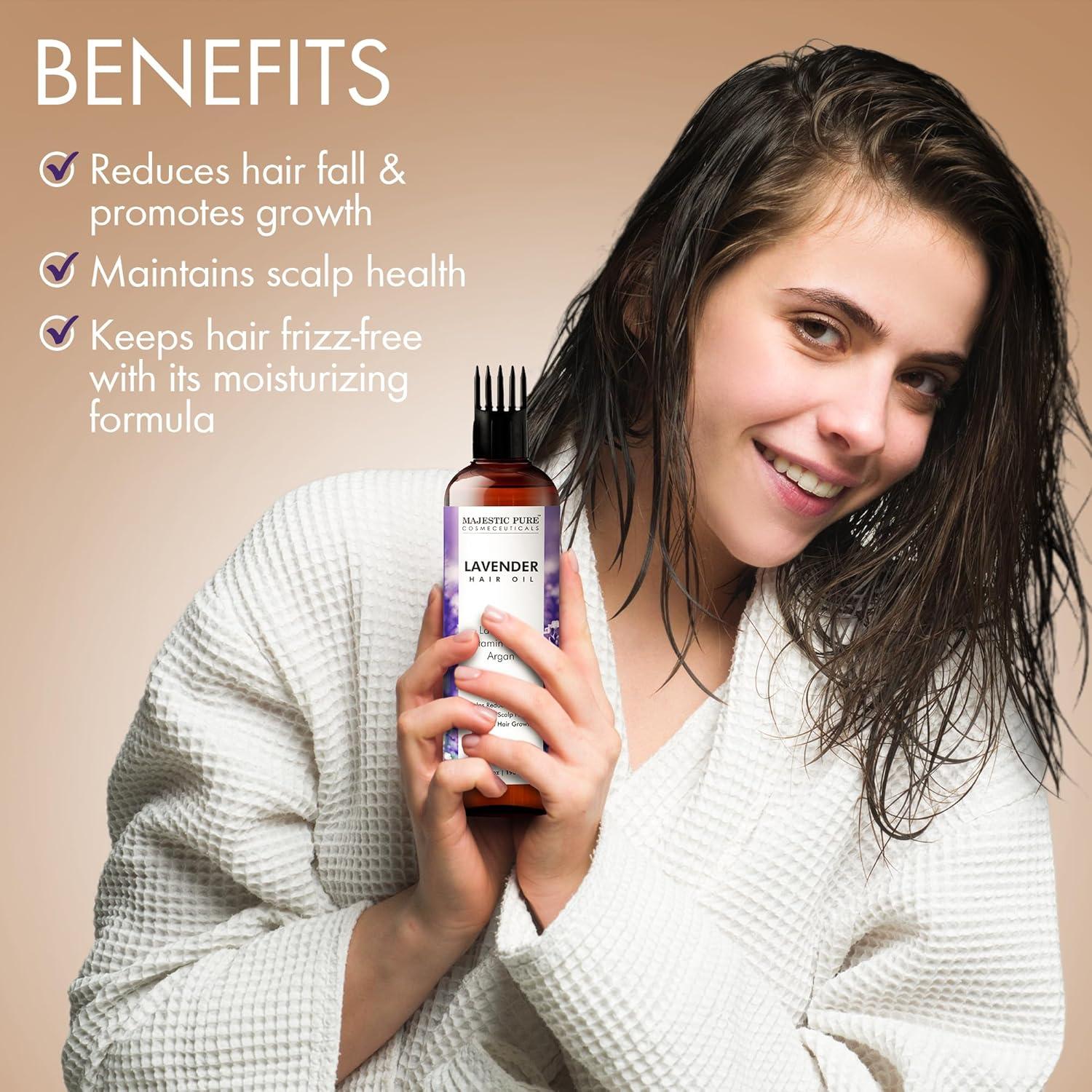 Aceite de Lavanda 100% Puro Majestic Pure 198.5 ml - Fortalecedor