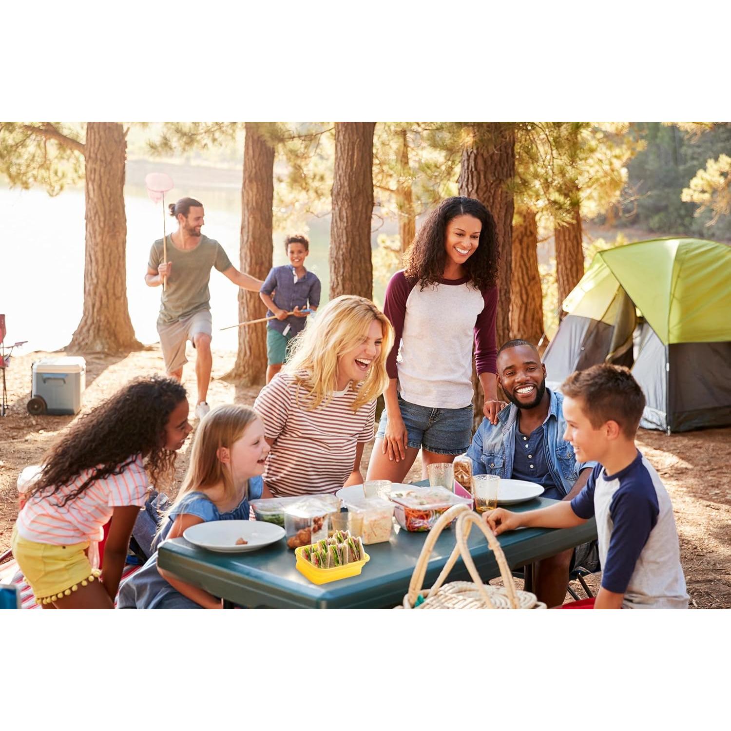 Juego de 8 Contenedores de Almacenamiento K-HOME VT Silicona Plegables