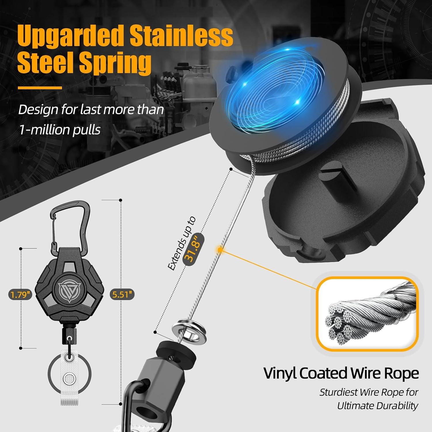 Soporte Retráctil Oaridey para Identificación 5 Tarjetas