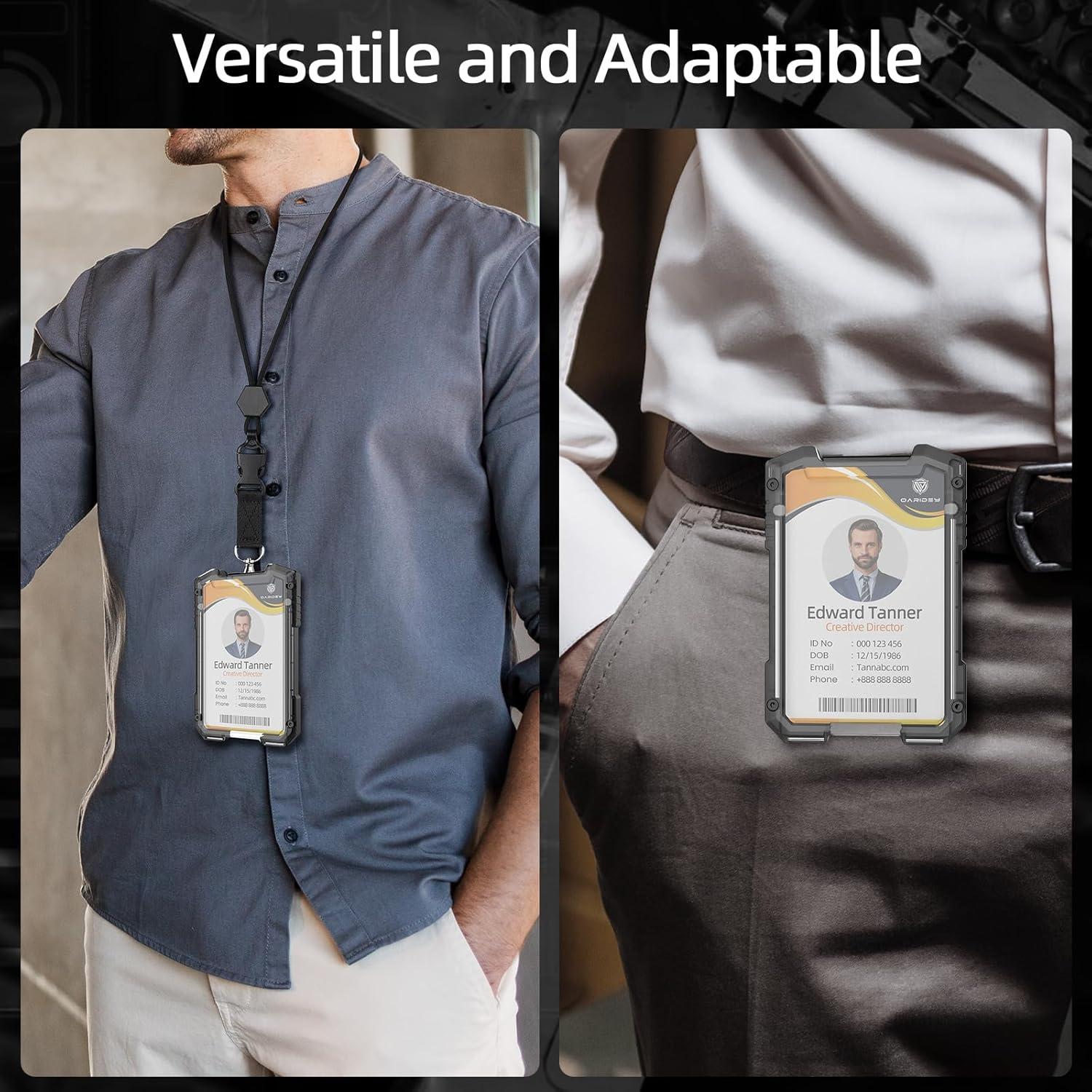 Soporte Retráctil Oaridey para Identificación 5 Tarjetas