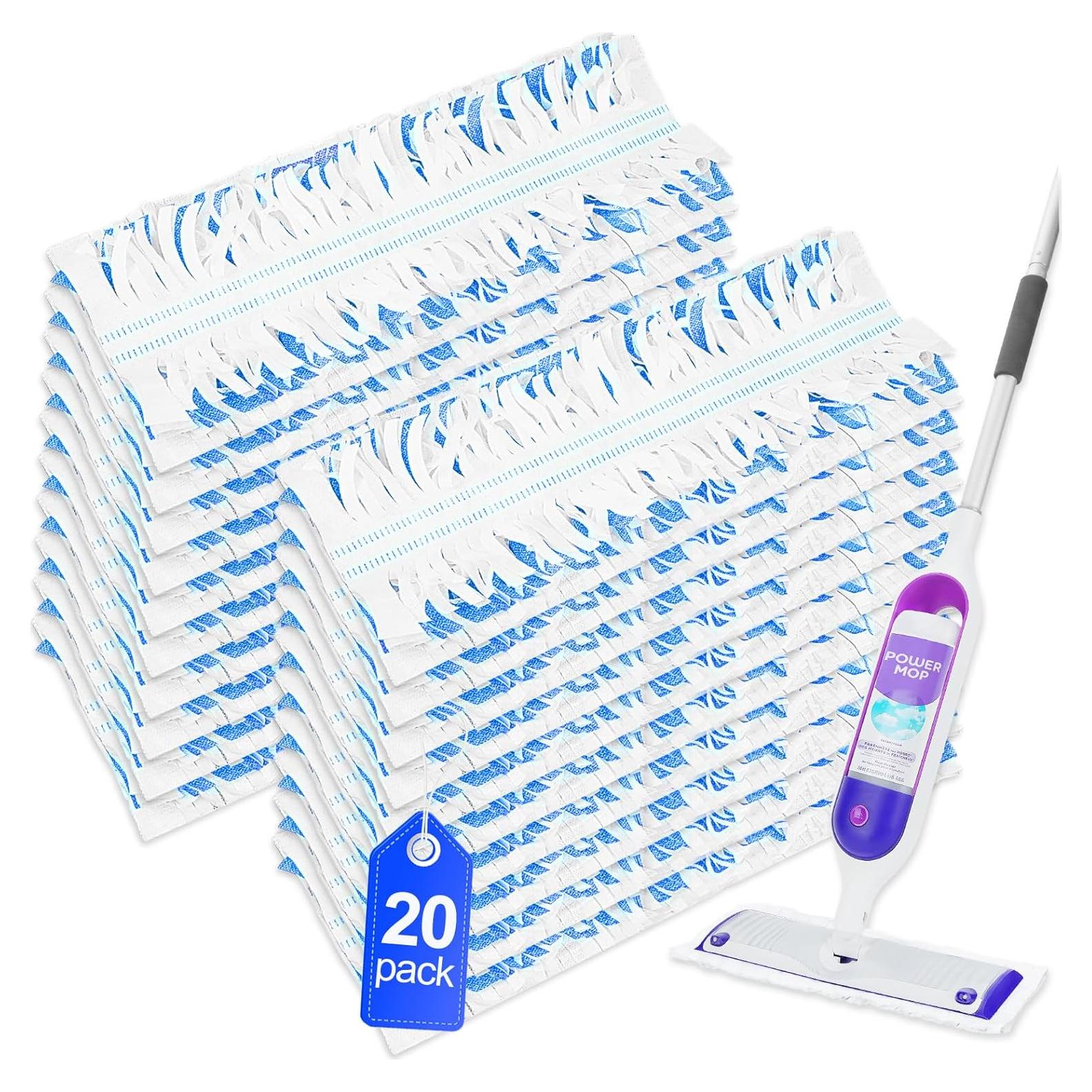 Paquete de 20 almohadillas desechables Power Mop YagoDago