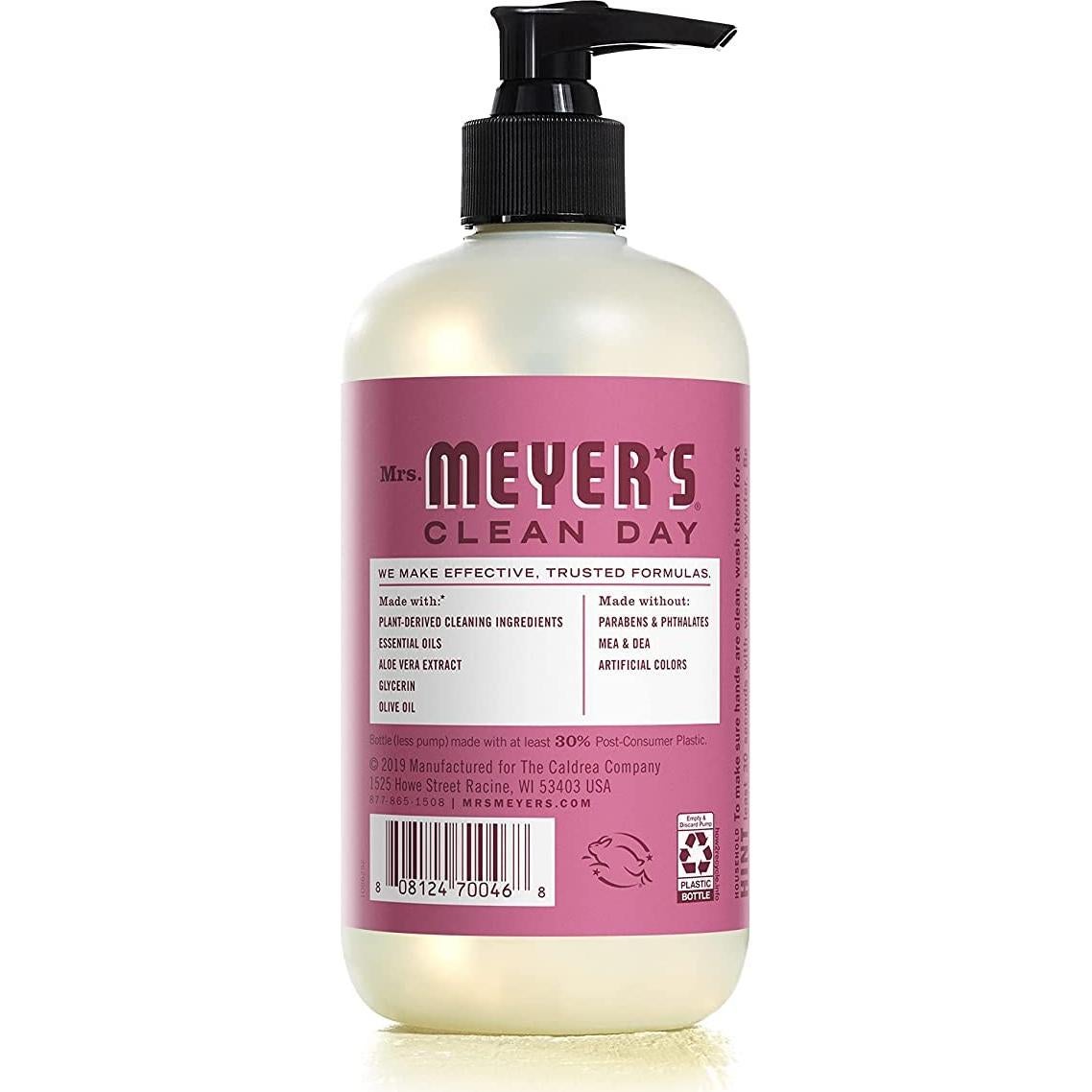 Jabón de Manos Mrs. Meyer's Clean Day Mum 370 ml x 3 Gel