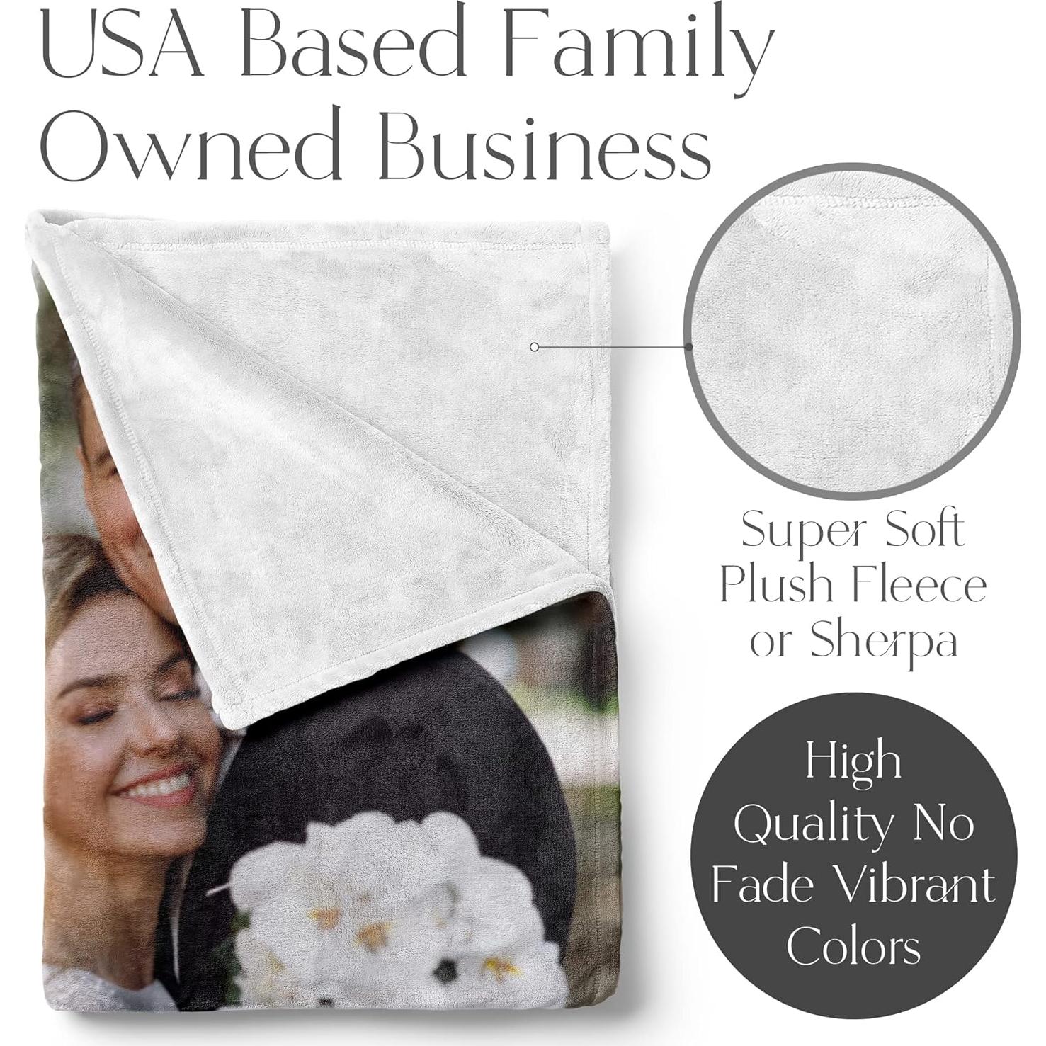 Manta Personalizada de Foto Vida Personalizada 76x102 cm Forro Polar