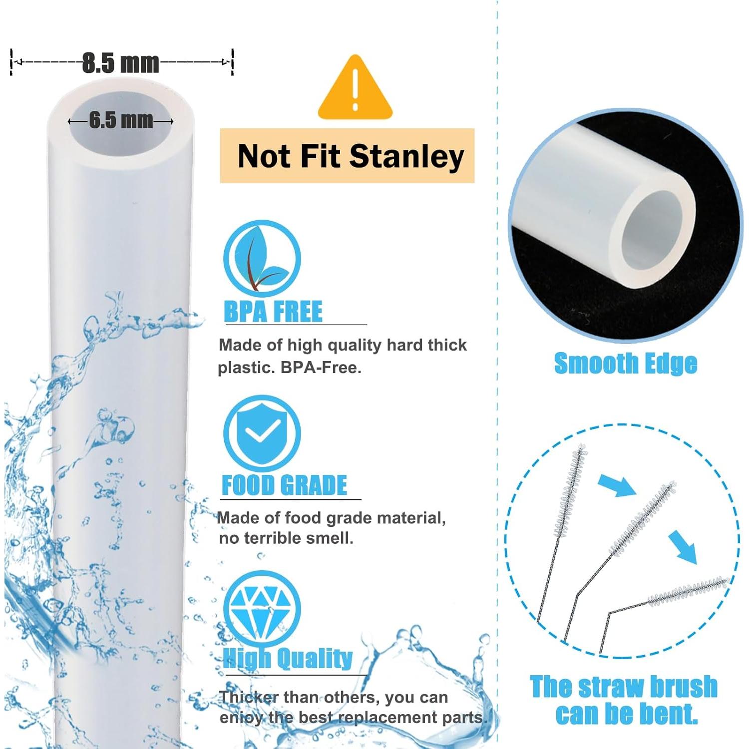 Greant 6 Popotes Coloridos para Botellas Hydro Flask 24.89 cm