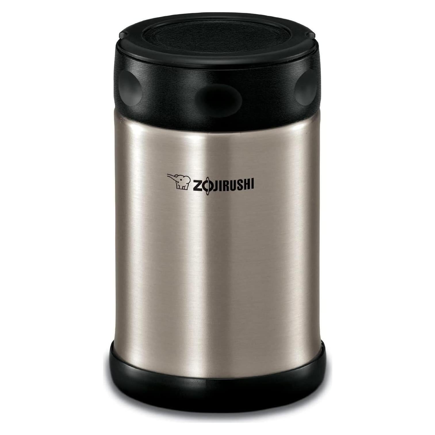 Tarro de Comida Aislado Zojirushi 482 ml Negro Acero Inoxidable