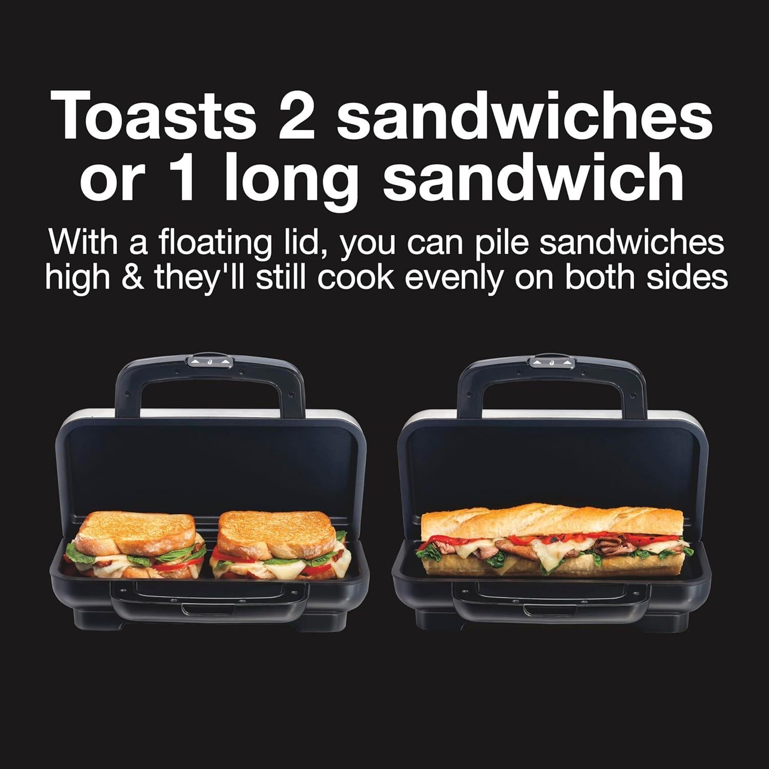 Máquina de Sándwiches Proctor Silex Deluxe Acero Inoxidable