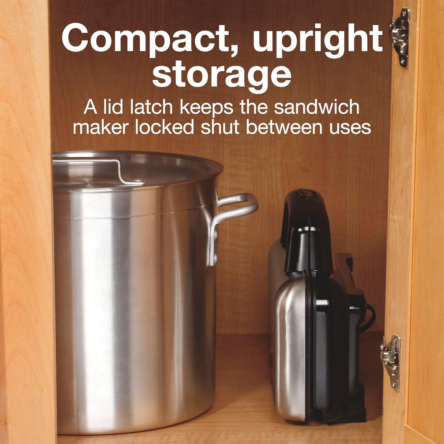 Máquina de Sándwiches Proctor Silex Deluxe Acero Inoxidable