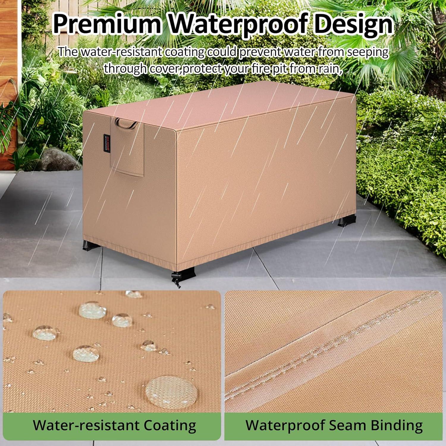 Funda Impermeable para Fogata Rectangular QH.HOME 106.68x60.96cm