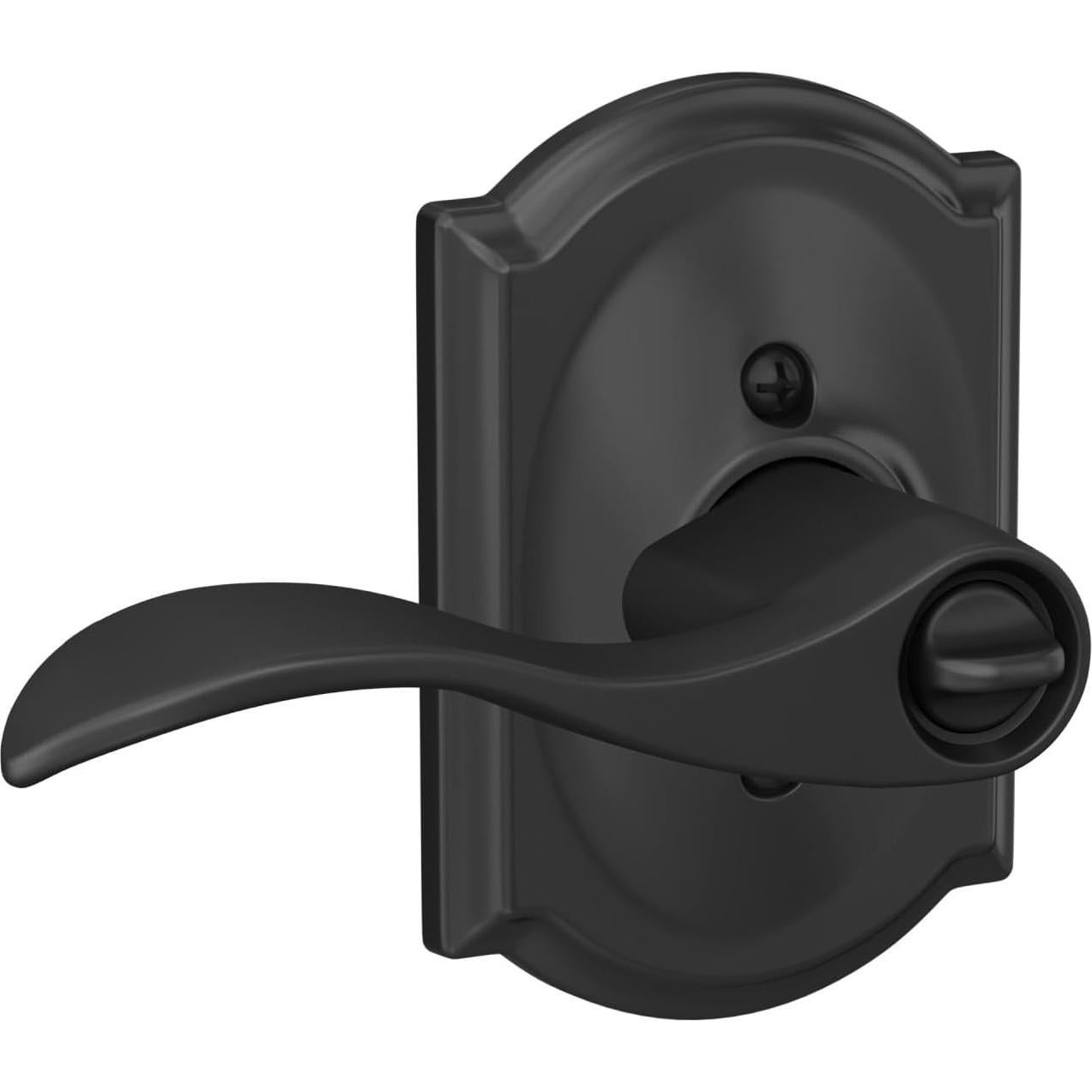 Palanca de Entrada con Llave SCHLAGE Camelot Negro Mate - 8 Unidades