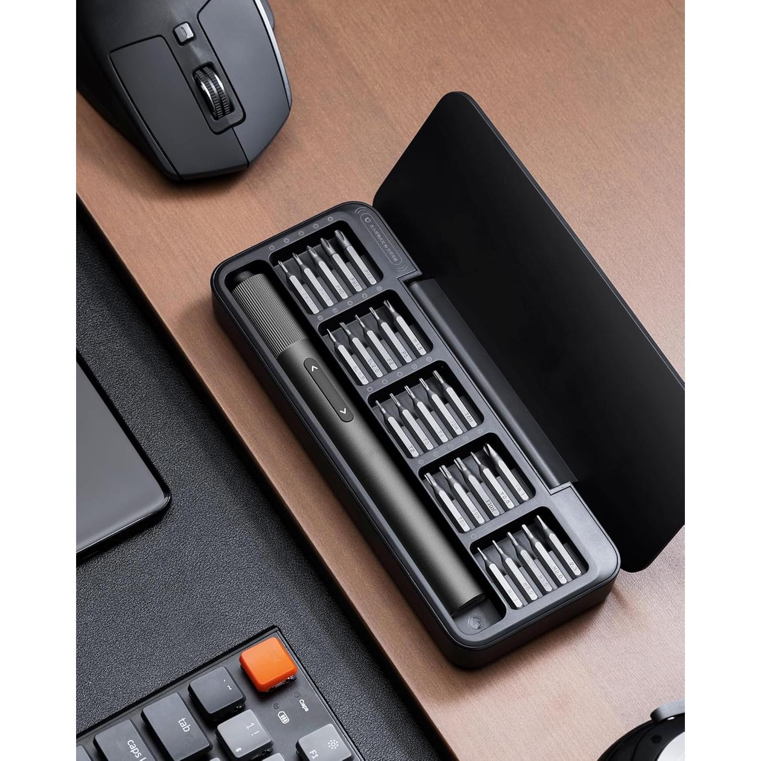 HOTO Destornillador Eléctrico 25 en 1 Recargable USB-C