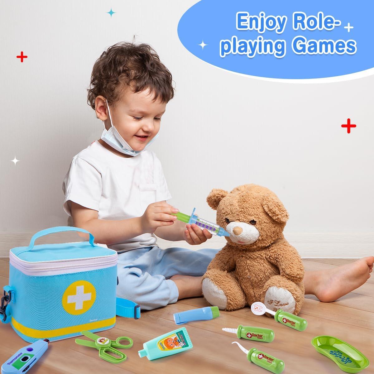 Kit de Juego de Doctor Meland para Niños 3 a 6 Años - 32 Piezas