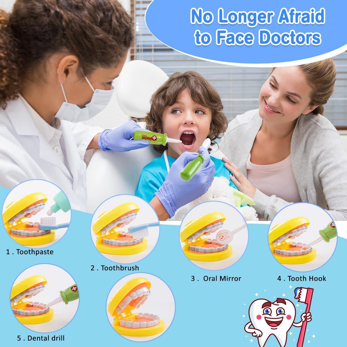 Kit de Juego de Doctor Meland para Niños 3 a 6 Años - 32 Piezas