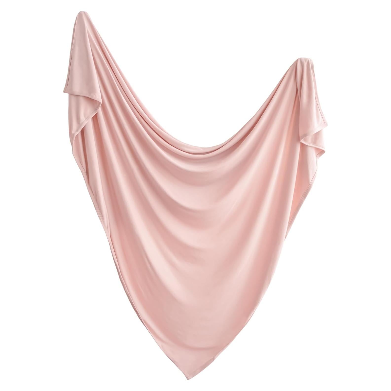 Manta Envueltoria Estirable Mushie Rosa 119x119 cm Suave