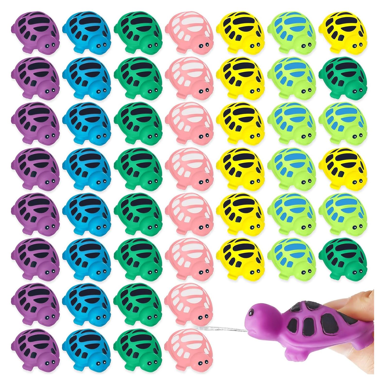 Juguetes de Baño DEEKIN Tortugas 24 Piezas 6 Colores