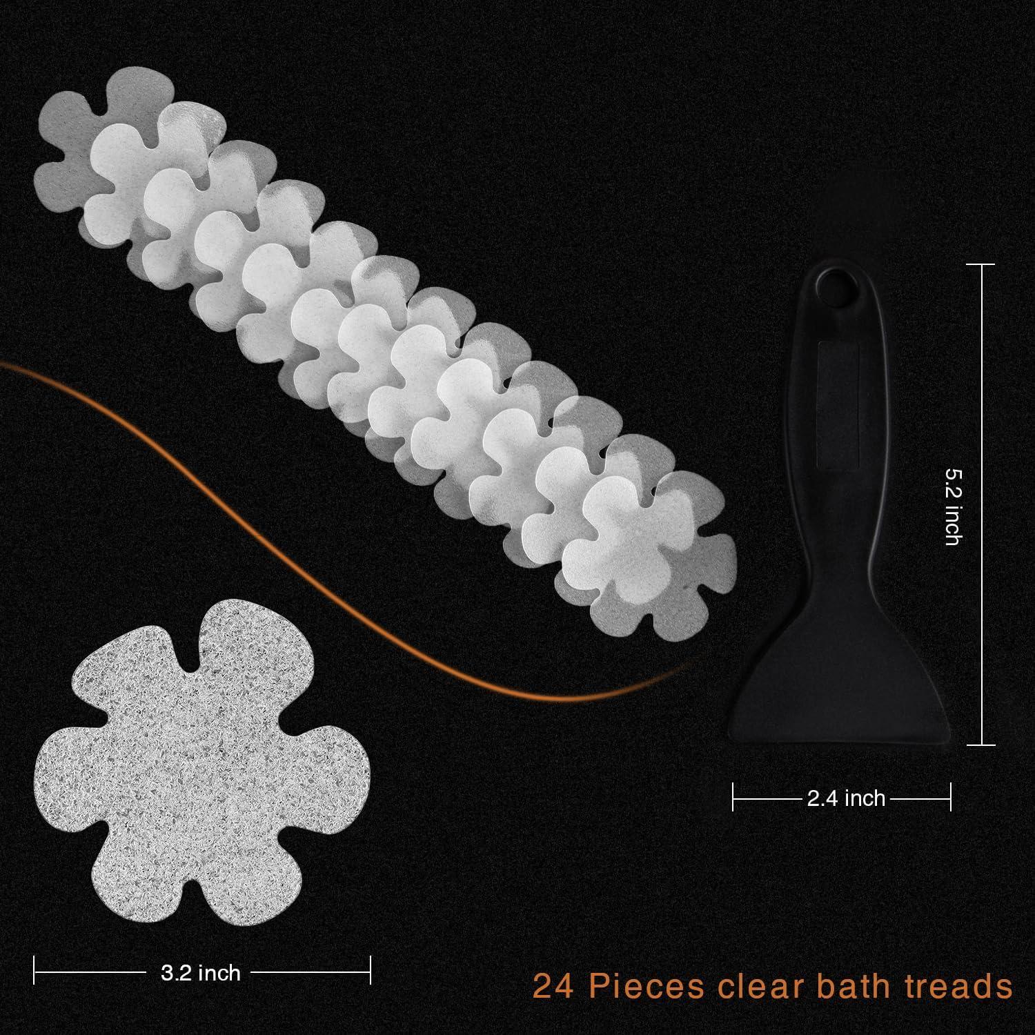 Pegatinas Antideslizantes Secopad 24 Piezas PEVA Transparentes