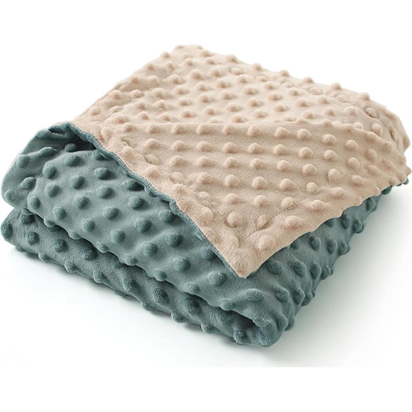 Manta para Bebé Kmilro 75x100cm Suave Doble Capa Azul