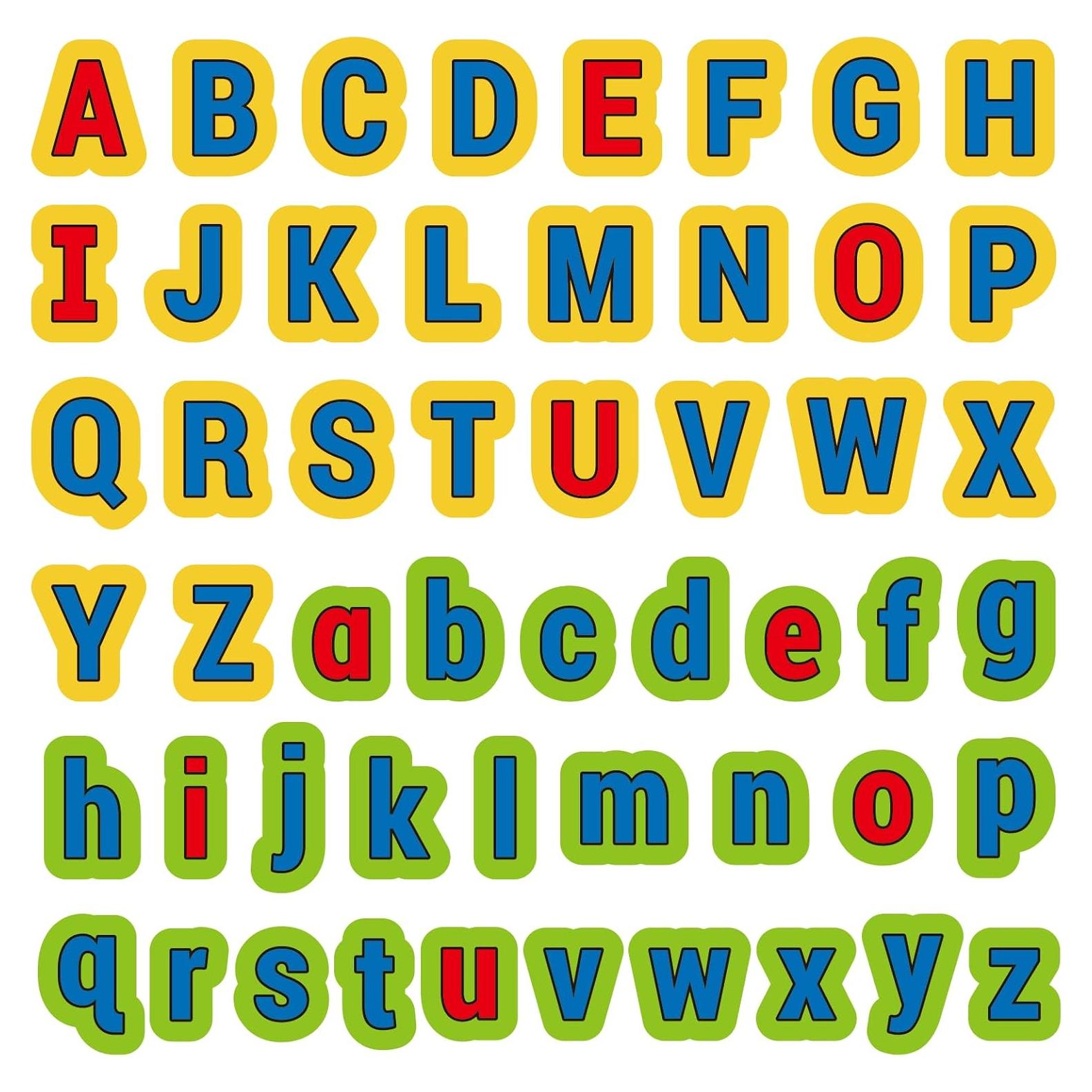 Letras de Fieltro CHEFAN para Aprendizaje ABC 3+ Años