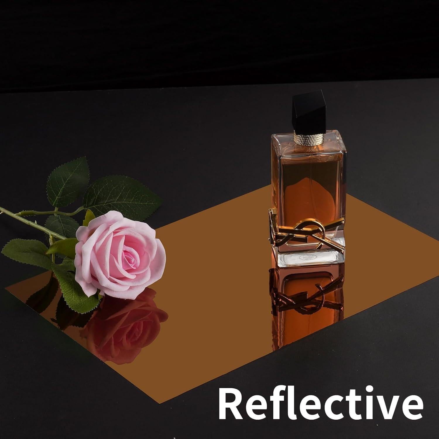 Vinilo Permanente Espejo Marrón FunStick 30.48x203.2cm