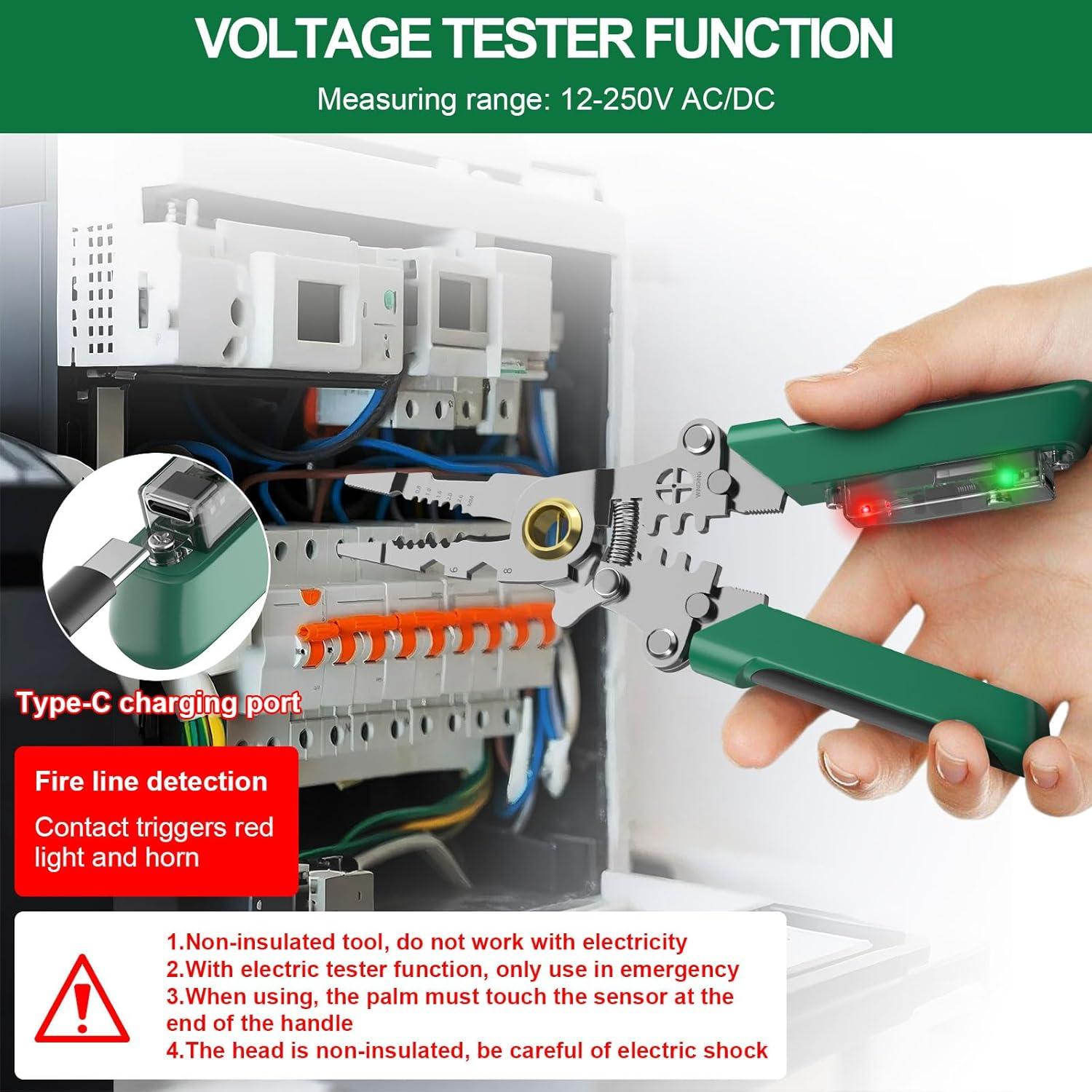Destripador de Cables 8 en 1 Polsmtx - Alicate Multifuncional