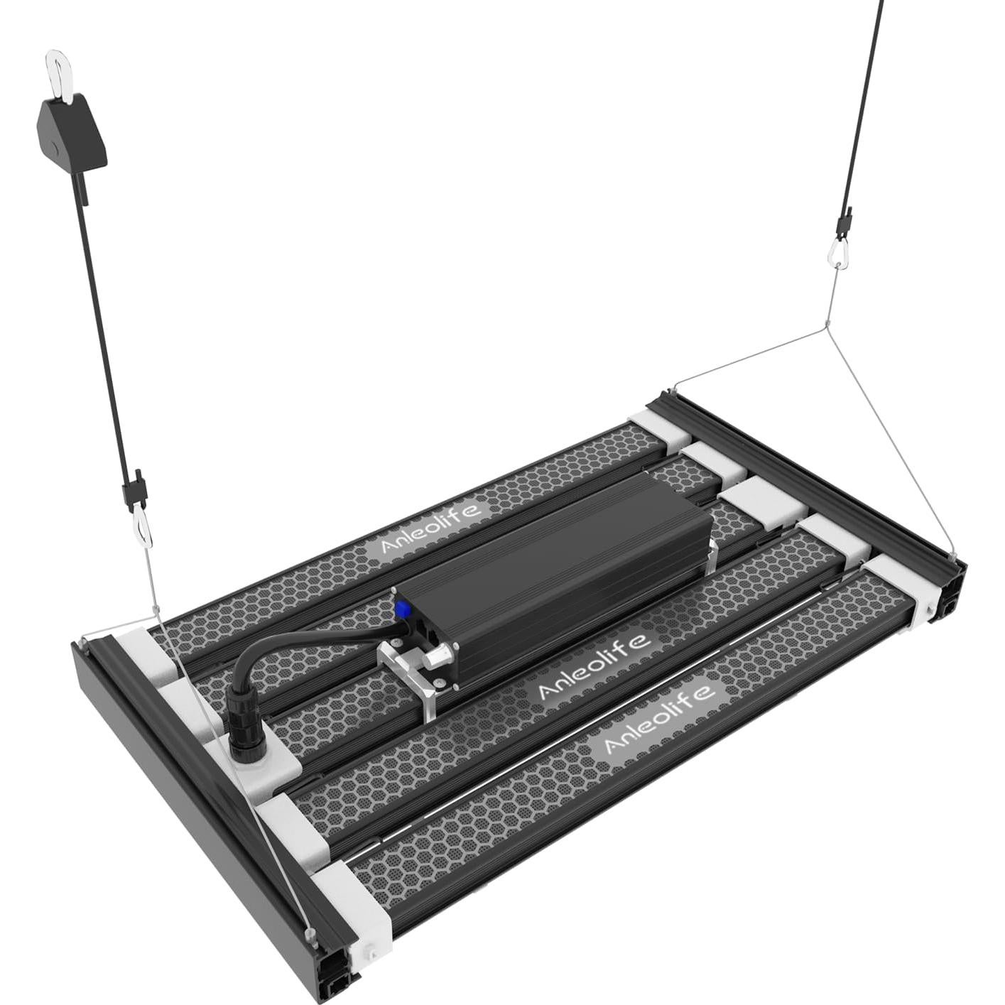 Luces de Cultivo LED A ANLEOLIFE 300W Espectro Completo 3x4ft