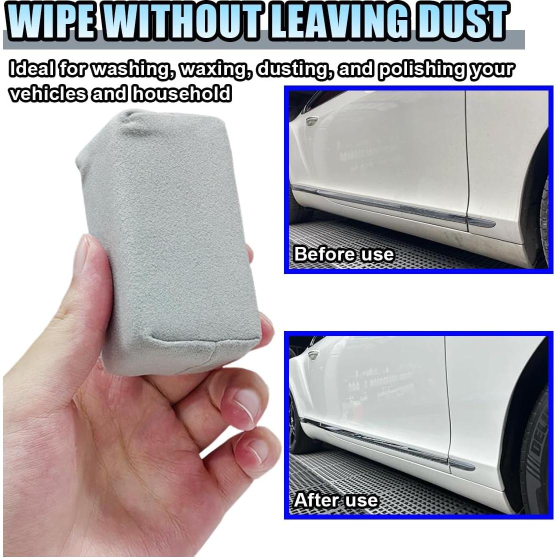 Almohadilla Aplicadora Microfibra Suede LHDOS 2PCS 7.8x4cm