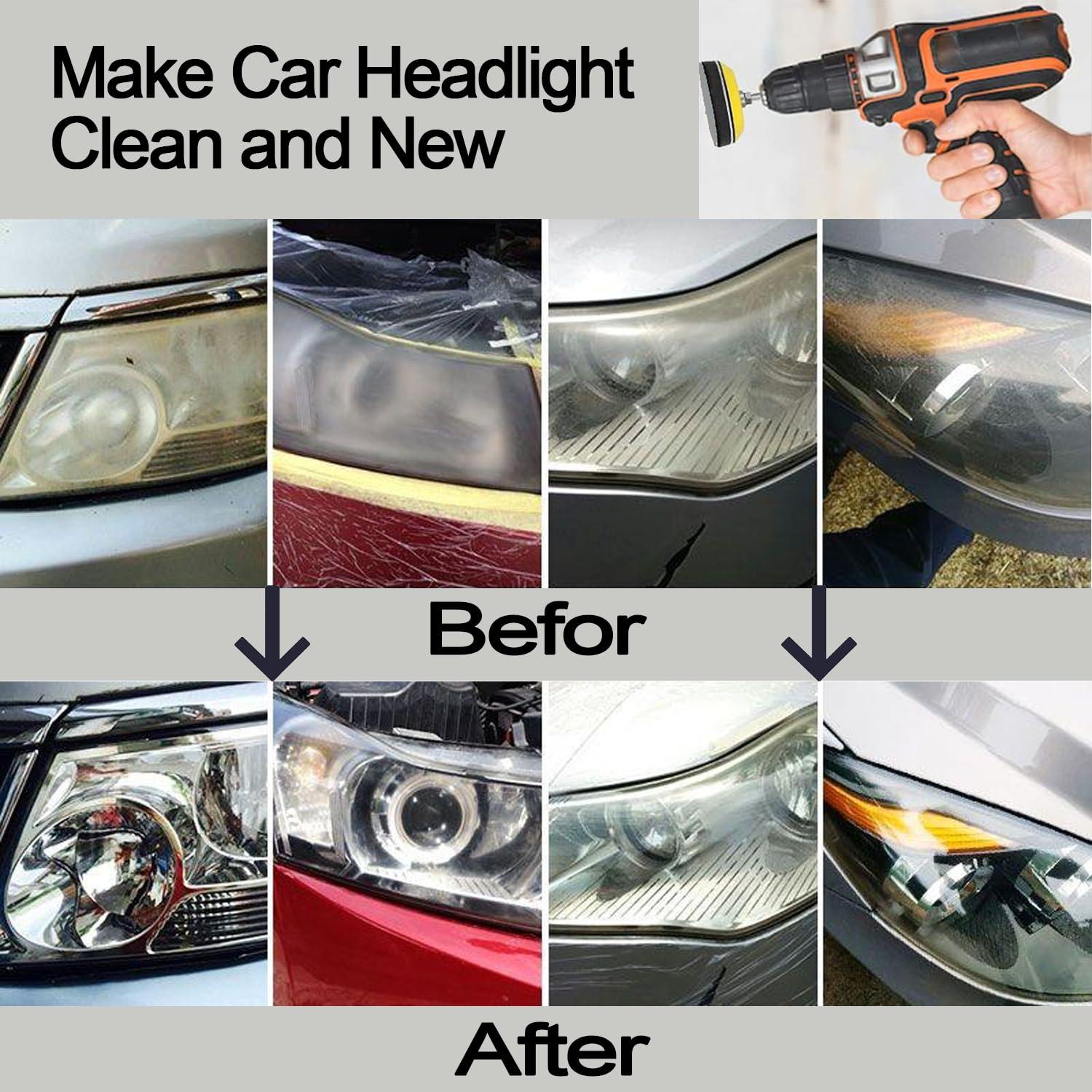 Kit de Restauración de Faros Rvetol 120 Pcs Discos Lijado 3"