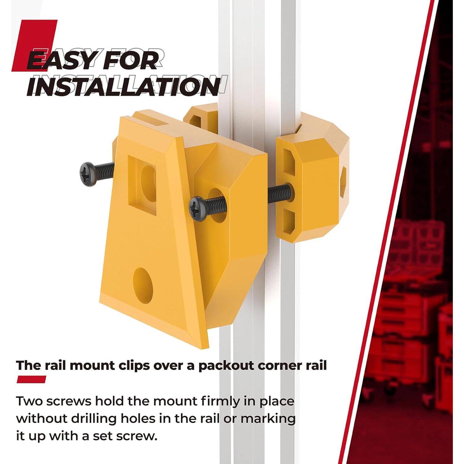 Soporte de Bolsa de Herramientas Apopip Rieles Packout Amarillo