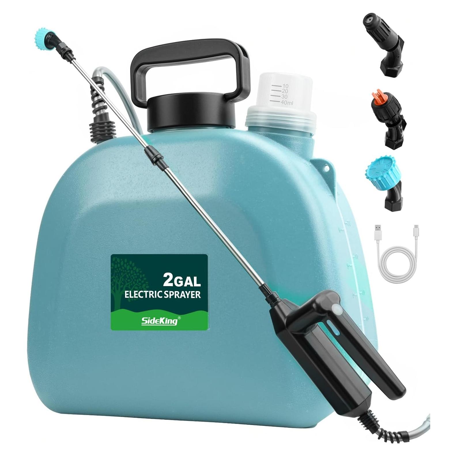 Pulverizador a Batería 2 Galones SideKing con Varilla 81.28 cm