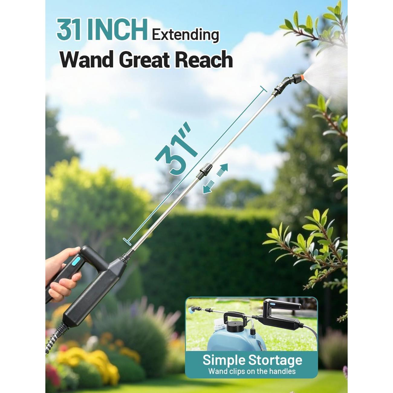 Pulverizador a Batería 2 Galones SideKing con Varilla 81.28 cm