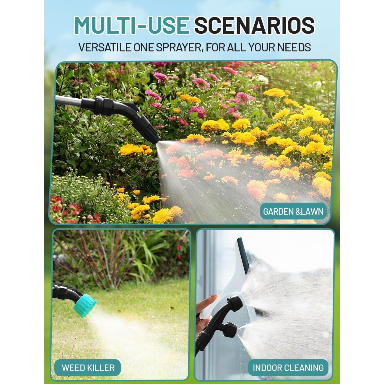 Pulverizador a Batería 2 Galones SideKing con Varilla 81.28 cm