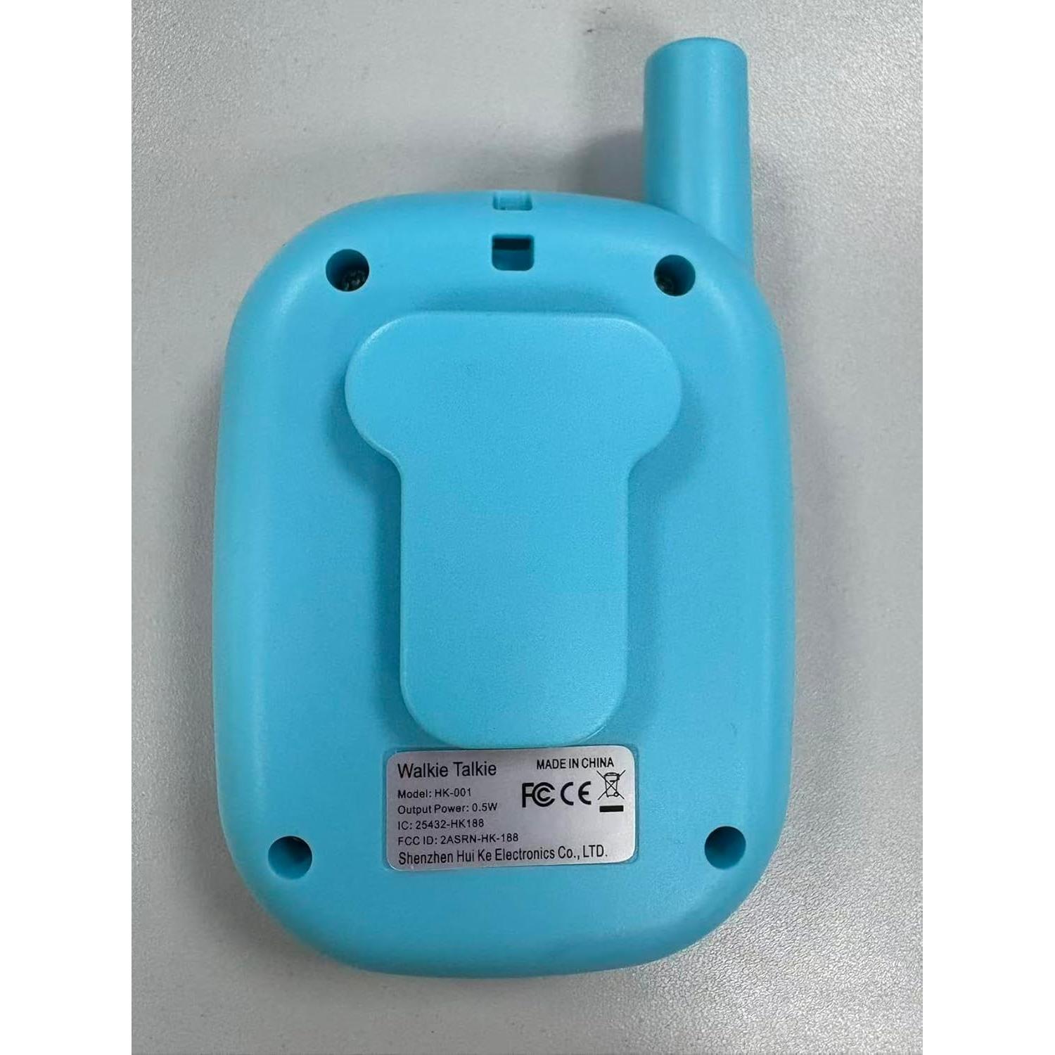 Walkie Talkies para Niños BUKEWIT 2 Pack Azul 304.8m