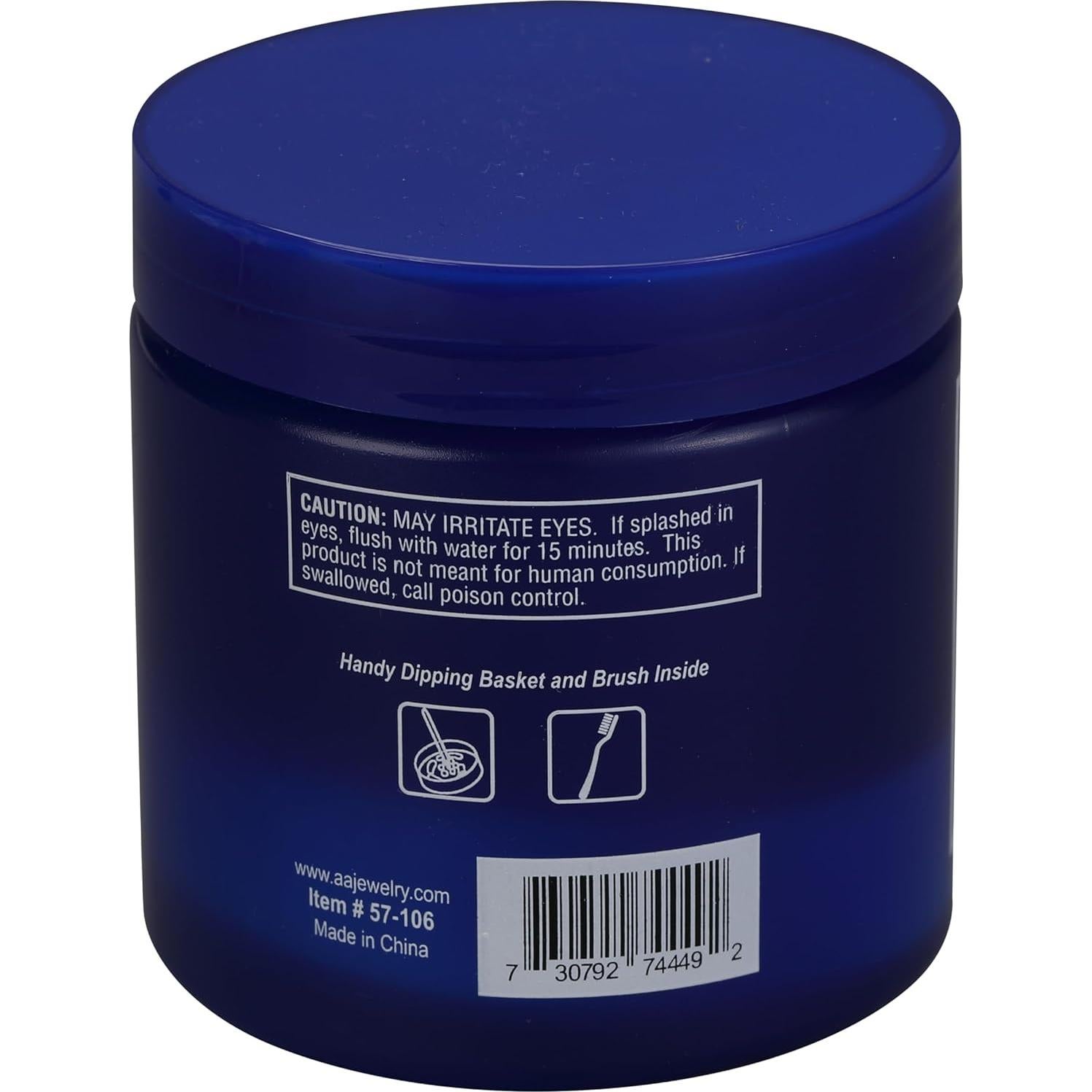 Limpiador de Joyería Brillante 236.6 ml - Oro, Platino, Gemas