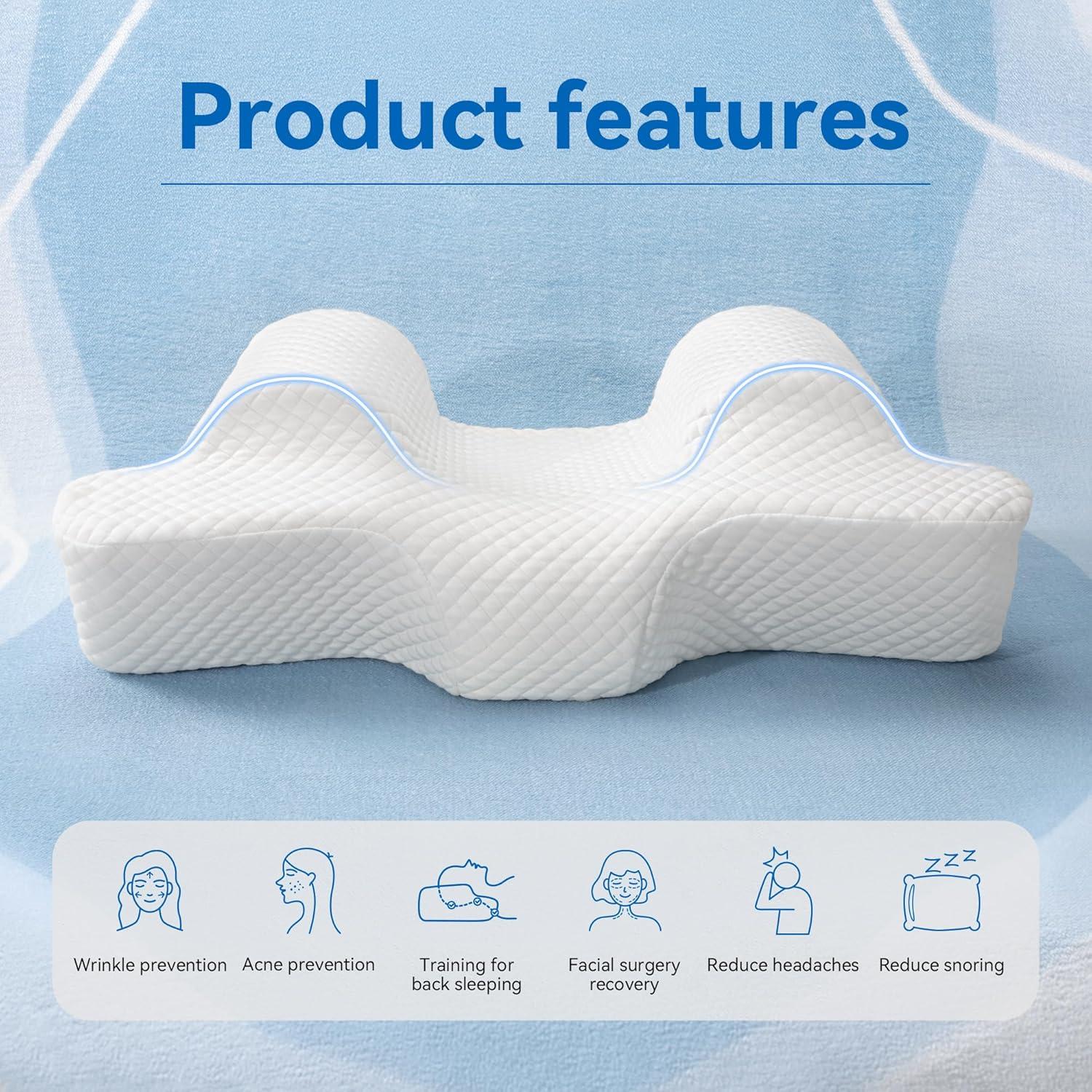 Almohada de Entrenamiento AM AEROMAX Espuma Viscoelástica 61x33cm