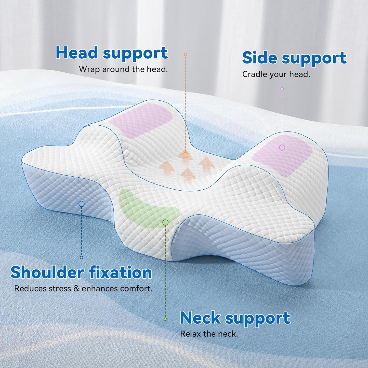 Almohada de Entrenamiento AM AEROMAX Espuma Viscoelástica 61x33cm