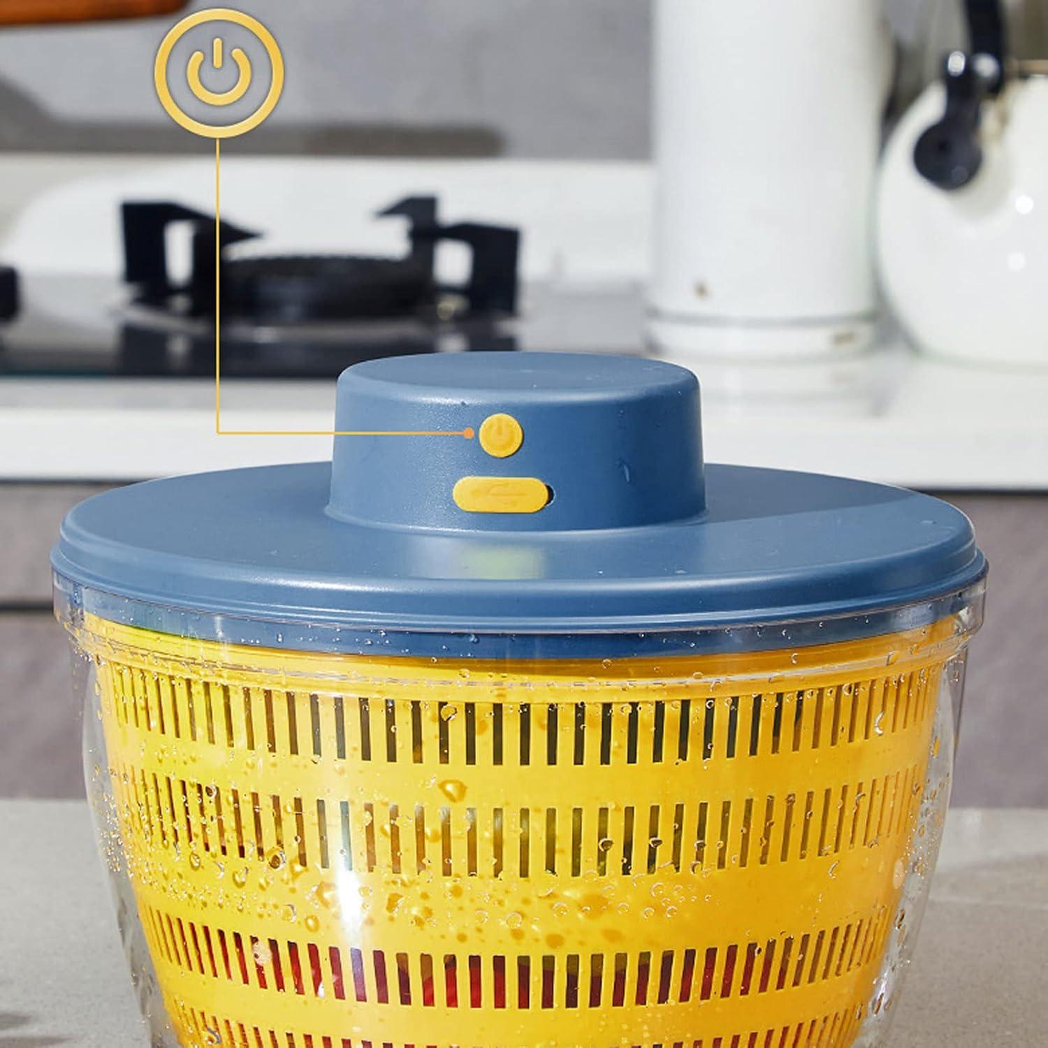 Secadora de Verduras Eléctrica Goldmeet 4L USB Azul