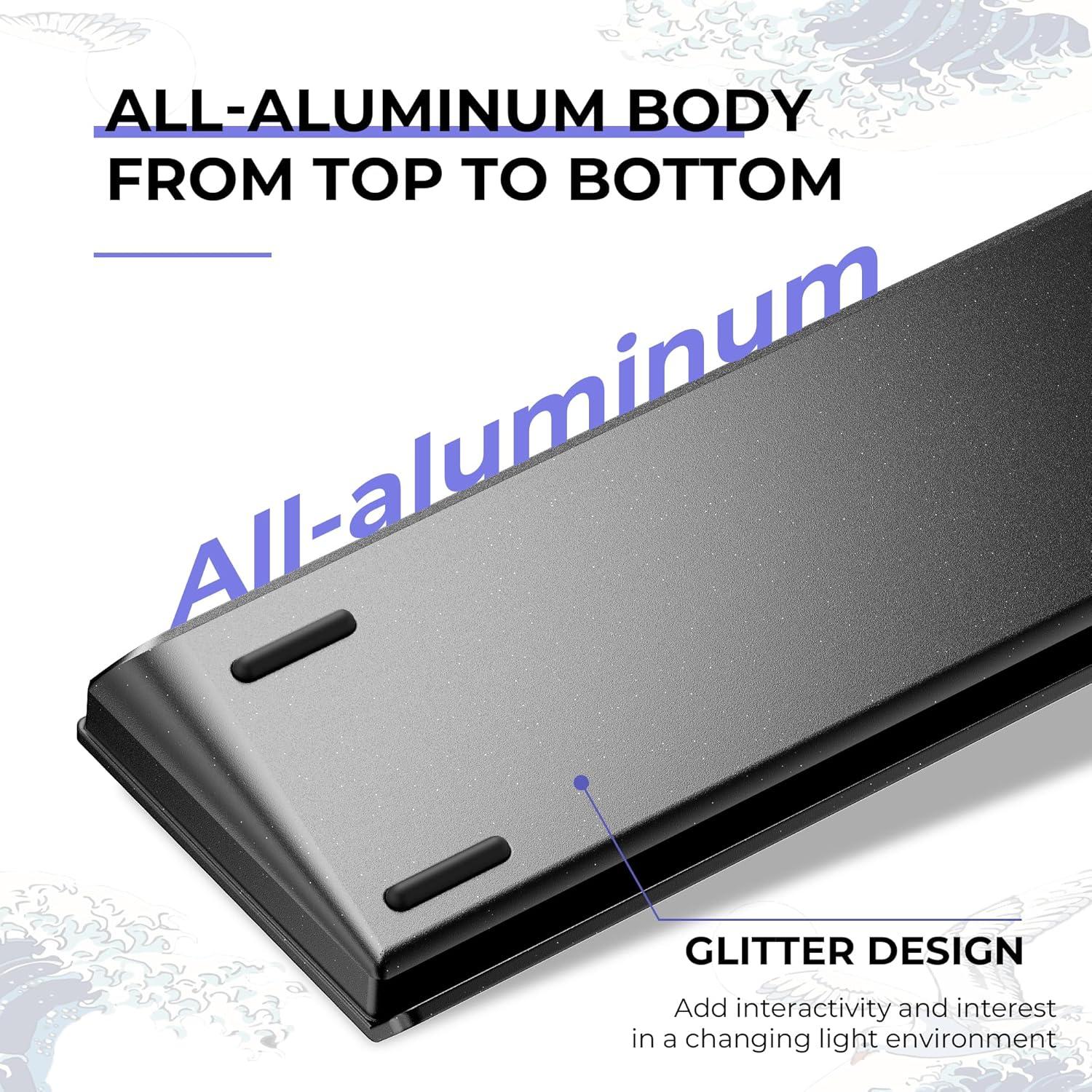 Teclado Mecánico XVX H61 60% Alámbrico RGB Anime Kanagawa