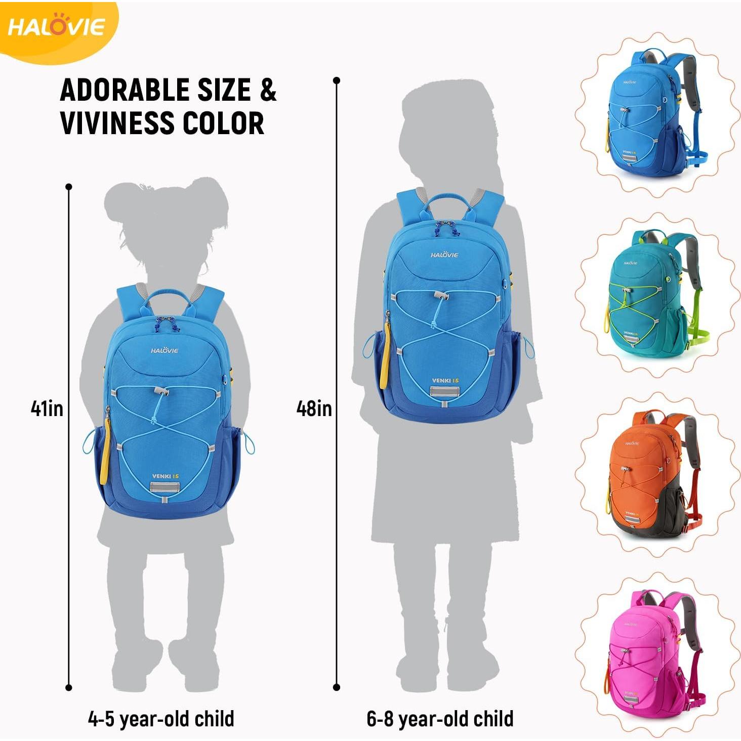 Mochila HALOVIE para Niños VENKI15 Azul 15L Ergonómica