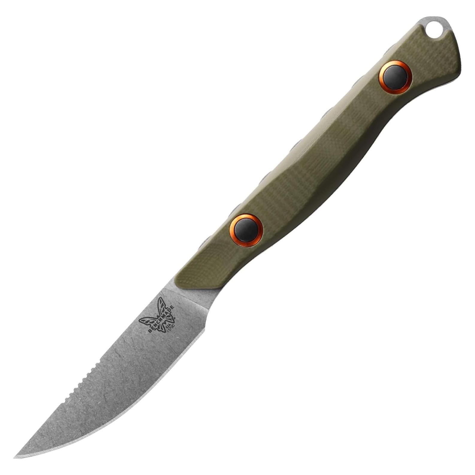 Cuchillo de Caza Benchmade Flyway 15700 Verde G10 6.86cm