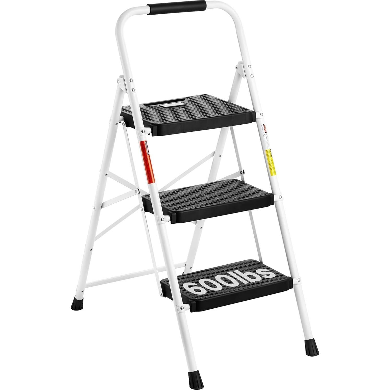 Escalera de 3 peldaños Arbusb Plegable Antideslizante