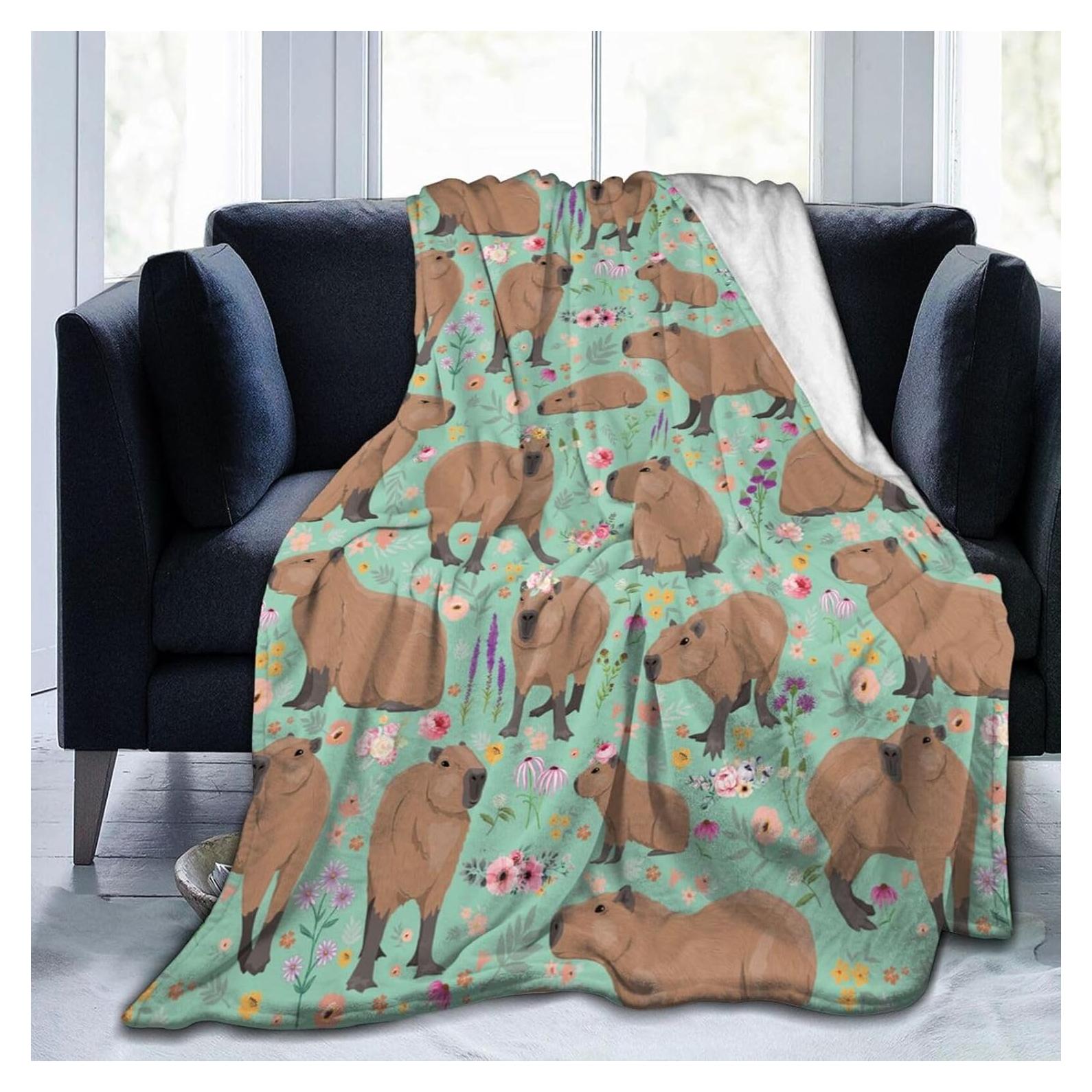 Manta de Flanela Capibara Vasietrng 127x101.6cm Suave