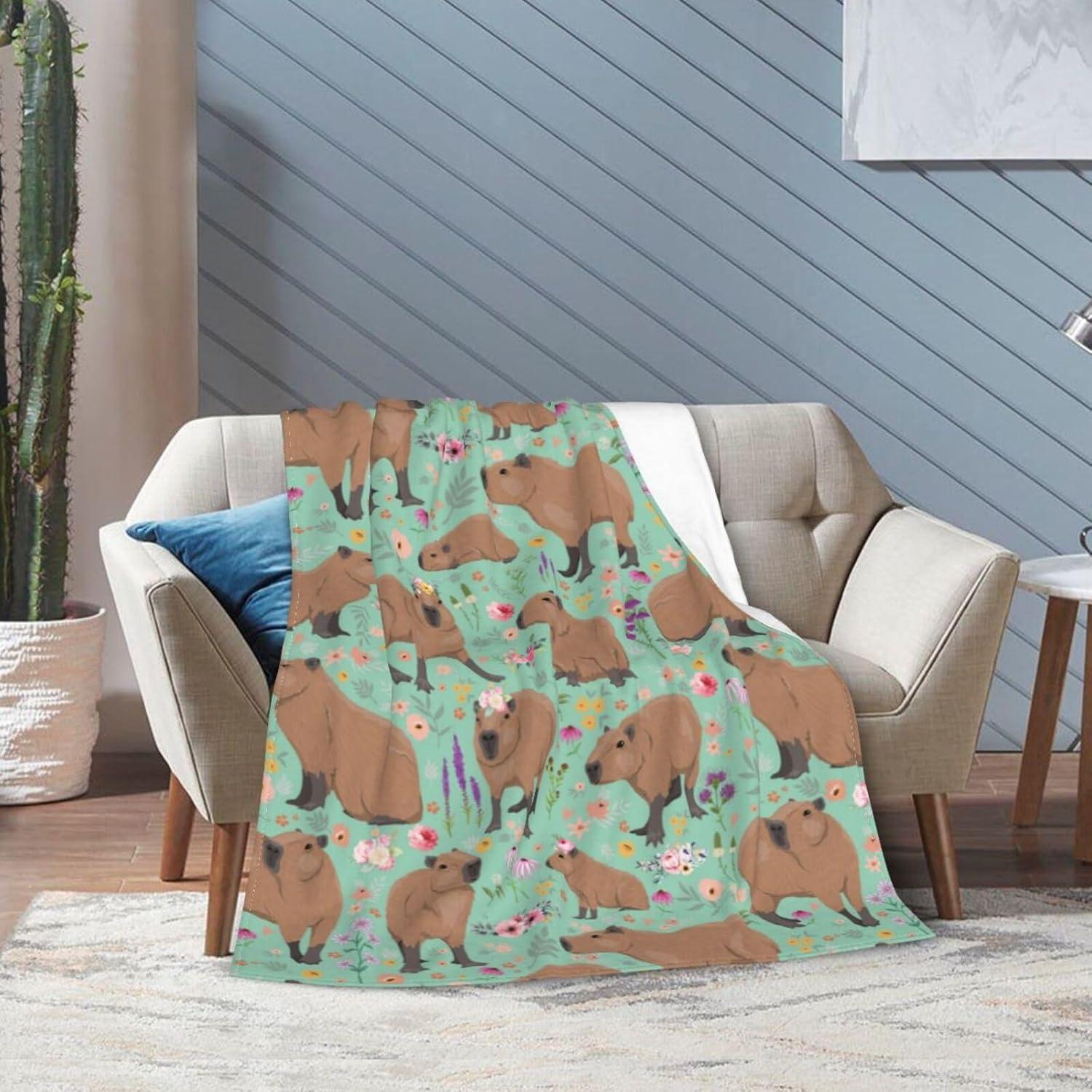 Manta de Flanela Capibara Vasietrng 127x101.6cm Suave