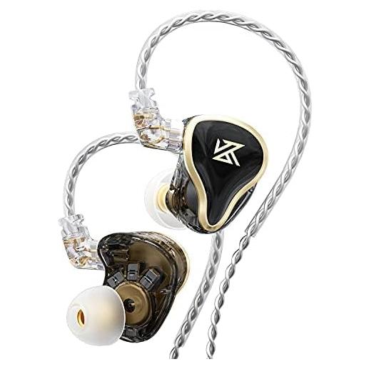 Auriculares KZ ZAS In-Ear HiFi 16 Unidades Sin Micrófono Negro
