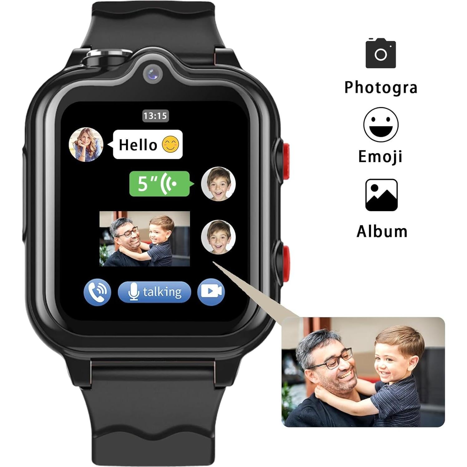 Reloj Inteligente para Niños DDIOYIUR 4G GPS 1.69" Bluetooth