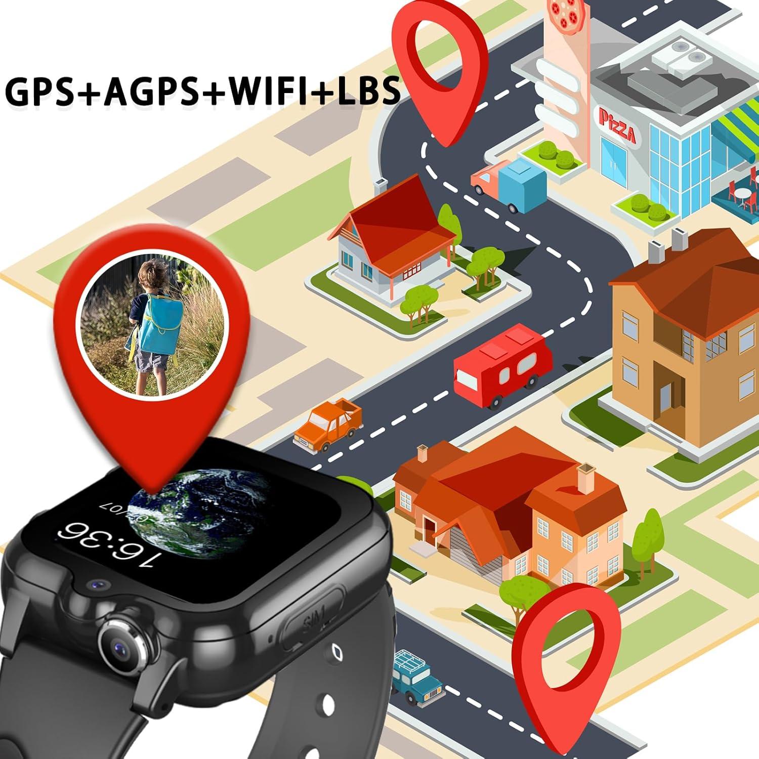 Reloj Inteligente para Niños DDIOYIUR 4G GPS 1.69" Bluetooth