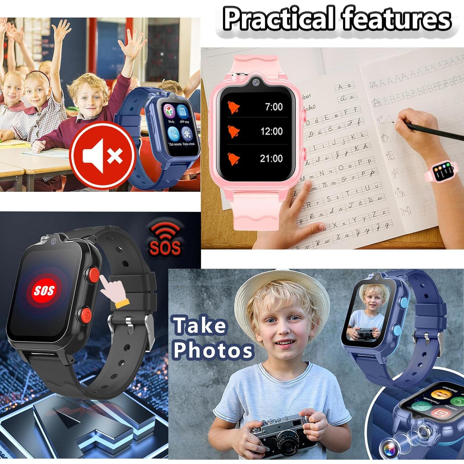 Reloj Inteligente para Niños DDIOYIUR 4G GPS 1.69" Bluetooth