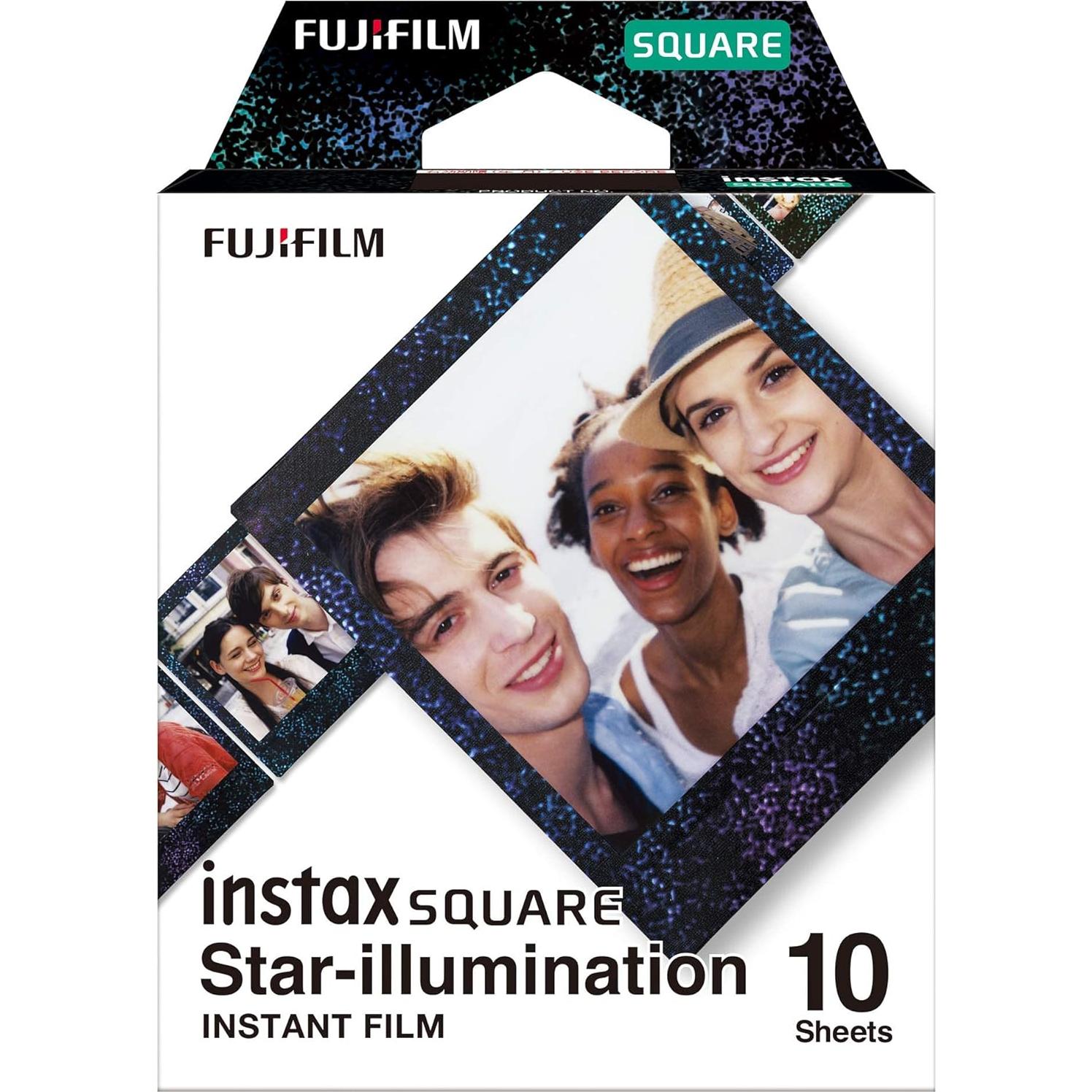 Película Instantánea Fujifilm Instax SQ Borde Negro 10 Tiras